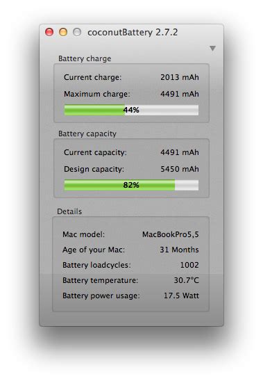 Battery Software Mac